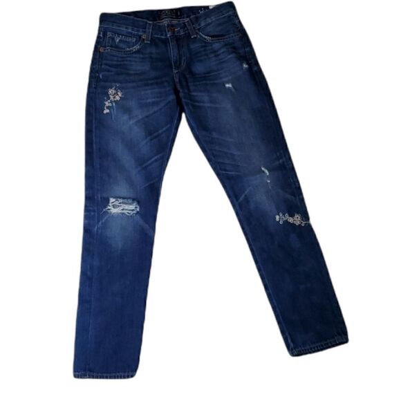 LUCKY BRAND SIENNA SLIM BOYFRIEND Distressed Jeans - Picture 1 of 9